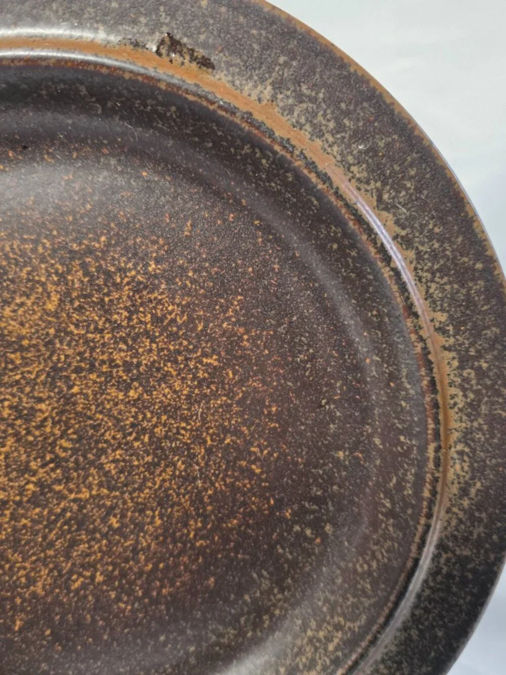 ONE Arabia of Finland Rushka Dinner Plate Light & Dark Brown Spotted